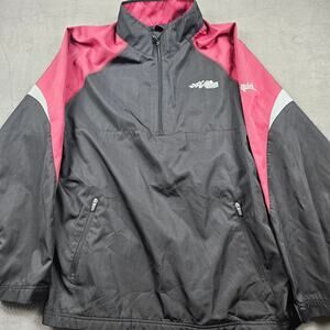Vintage Joe Gibbs Racing Jacket Wicked Quick Windbreaker Mens XL 1/4 Zip Issued